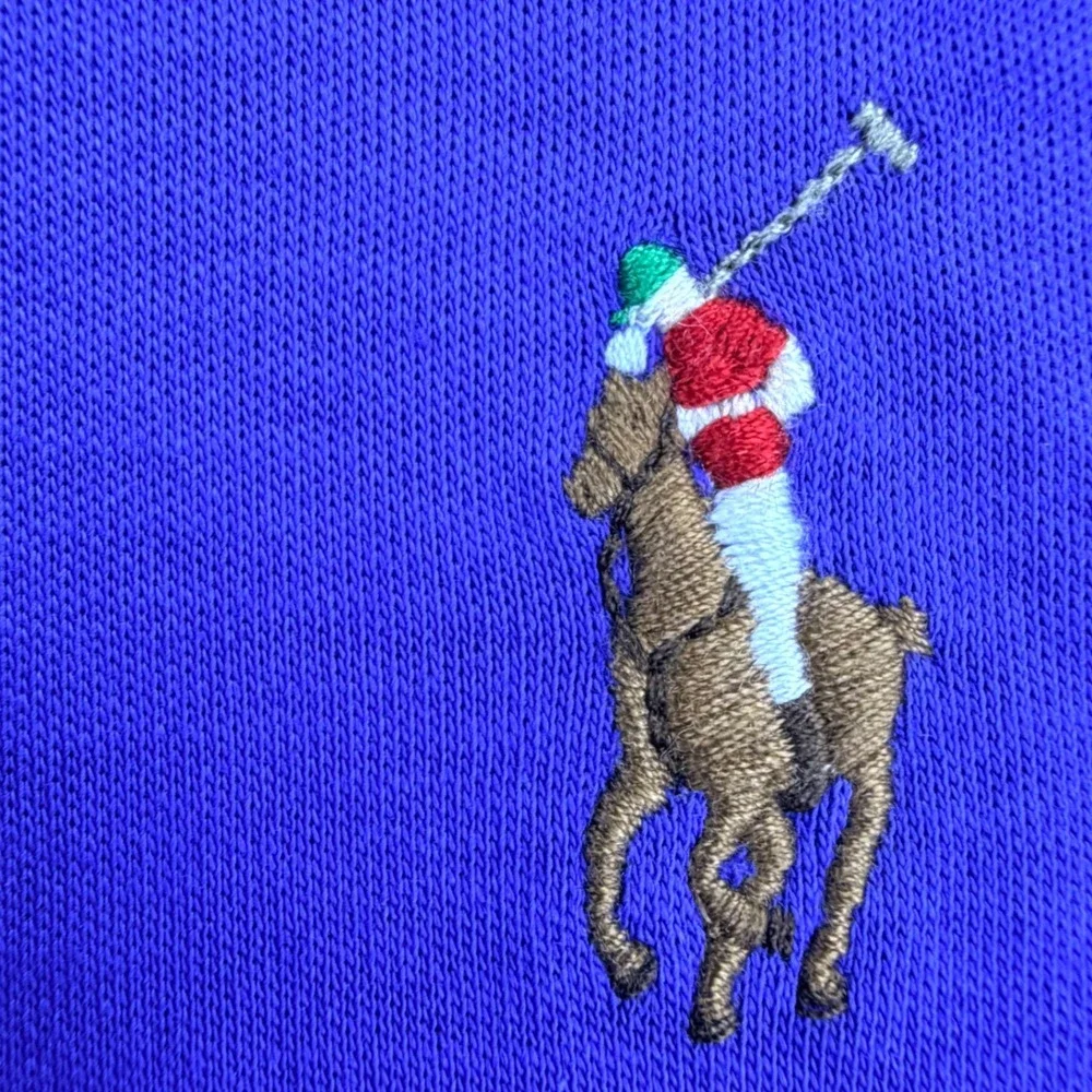 Polo Ralph Lauren Pima Soft Touch Shirt Men XL Rugby Royal Blue Flesh Pony NWT